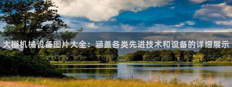 金年会体育app入口：大棚机械设备图片大全：涵盖各类先进技术和设备的详细展示