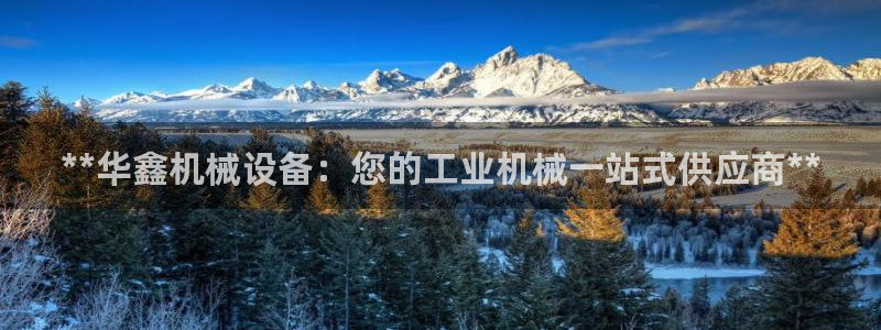 金年会体育平台注册：**华鑫机械设备：您的工业机械一站式供应商**