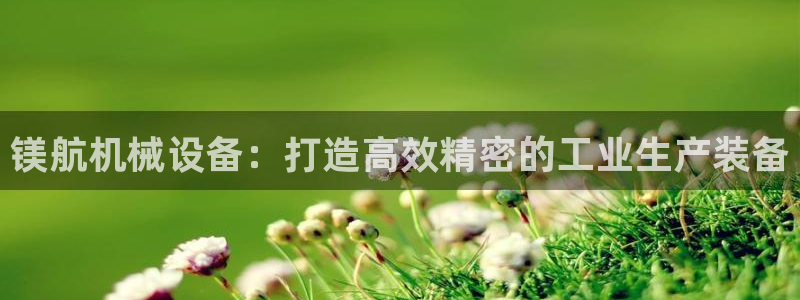 金年会体育中国官方网站：镁航机械设备：打造高效精密的工业生产装备