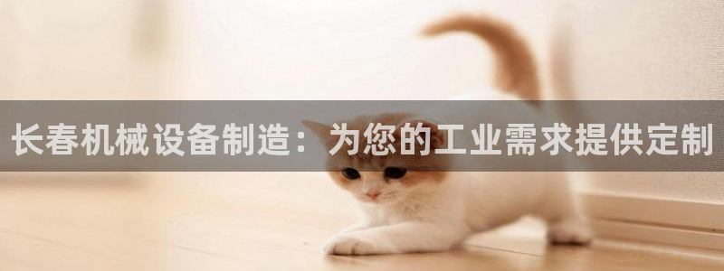 金年会网站事件后果：长春机械设备制造：为您的工业需求提供定制
